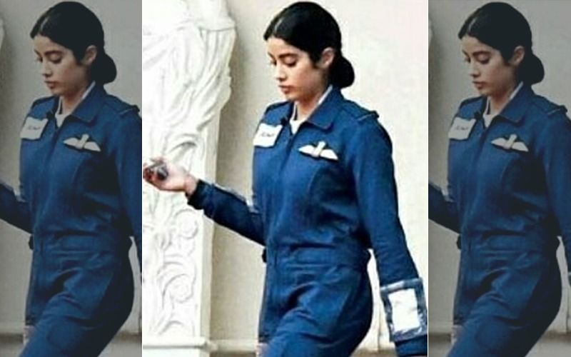 Janhvi Kapoor’s First Look As IAF Gunjan Saxena Leaked!