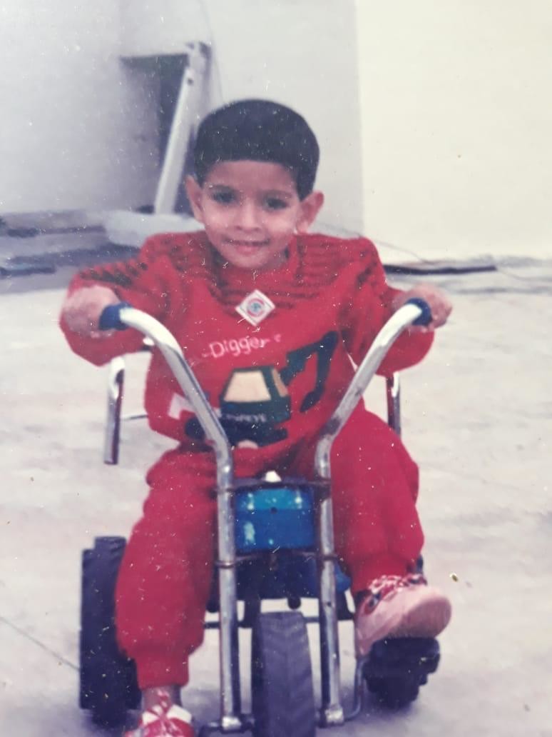 Childhood Picture of Vikrant Massey