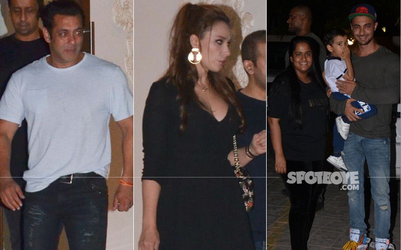 Salman Khan And Iulia Vantur Party It Up With Arpita And Aayush Sharma At Arbaaz Khan’s Residence – View Pics