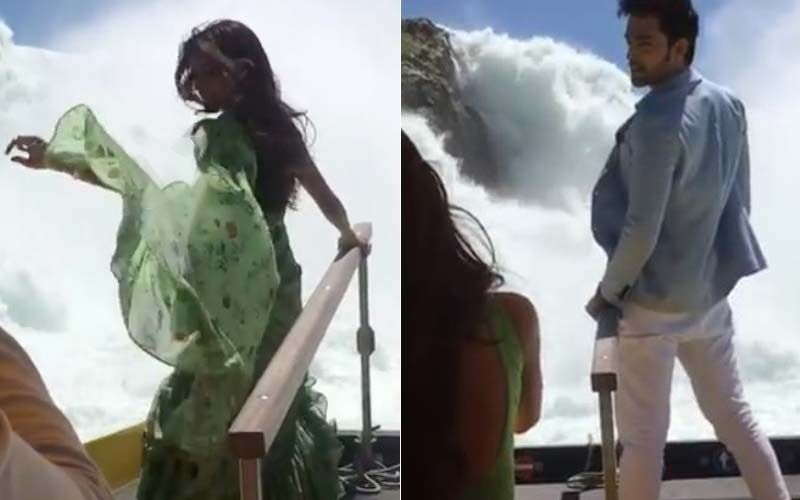 This Video Of Erica Fernandes-Parth Samthaan Enjoying Themselves Near A Zurich Waterfall Looks Straight From Heaven