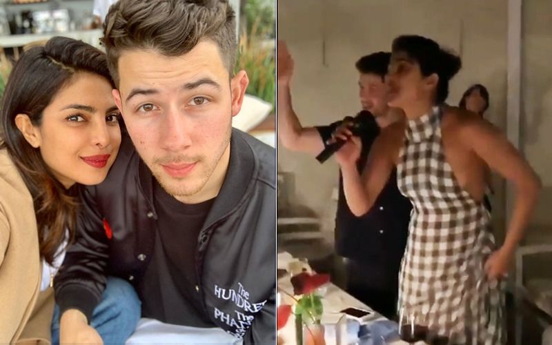 Priyanka Chopra And Nick Jonas Are A 'Sucker' For Love; Couple Smash Karaoke Night - Viral Video