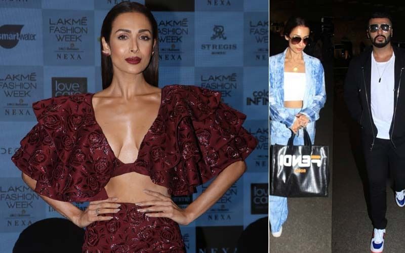 After Slaying At LFW 2019 In A Dangerously Low Neckline, Malaika Arora Heads Out Somewhere Special With Arjun Kapoor