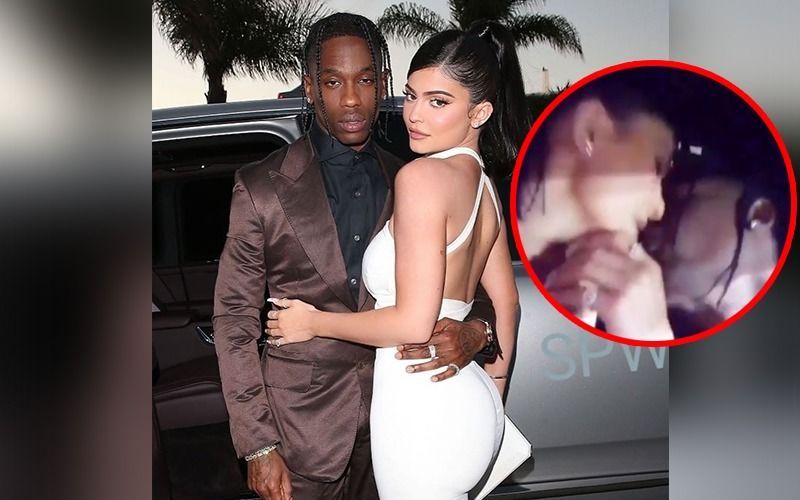 Model Kylie Jenner shares a video of chilling with her Rapper boyfriend Tra...