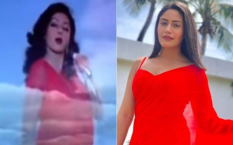 Sanjivani 2 Star Surbhi Chandna Channelizes Her Inner Sridevi From Jaanbaaz In An Iconic Red Saree