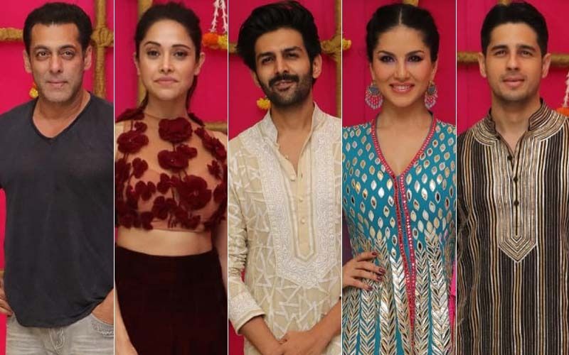 T-Series’ Diwali 2019 Bash: Salman Khan, Nushrat Bharucha, Kartik Aaryan, Sunny Leone, Sidharth Malhotra Grace The Star-Studded Night
