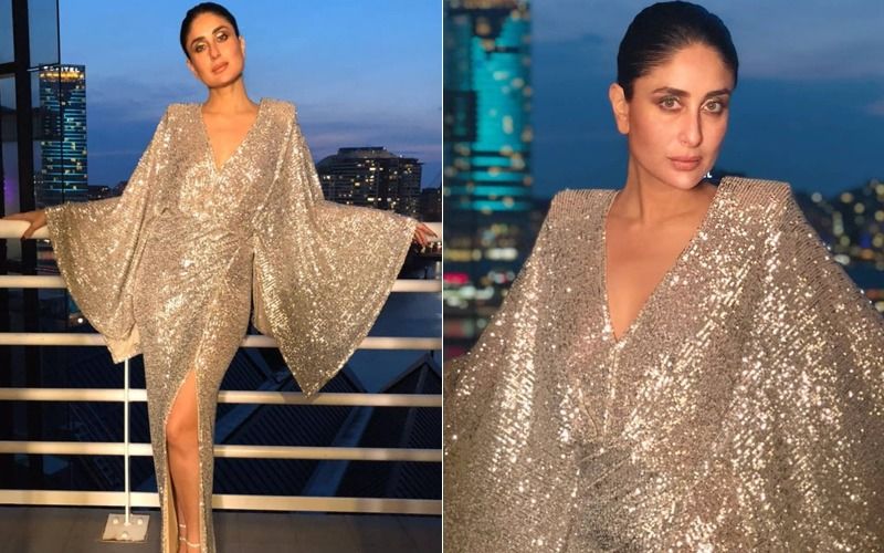 Kareena Kapoor Khan’s Sequin Gown With Dangerously Low Back Is Not For Faint-Hearted; Loving Her Bold Look