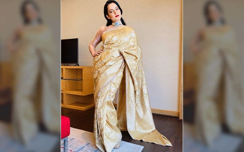 All That Glitters Is Kangana Ranaut, As She Graces Her Brother Aksht's Engagement - Pics And Videos Inside