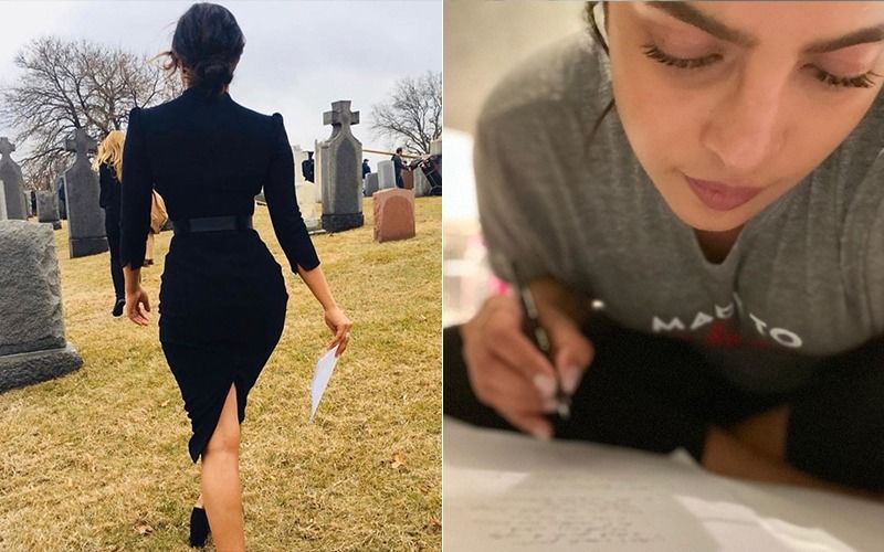 Priyanka Chopra Is One Dedicated Soul; Shares A Then And Now Picture Of Her Prep For The White Tiger