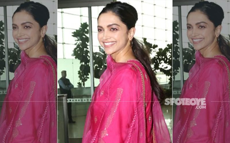 Deepika Padukone Adds A Dash Of Desi Glam To The Mumbai Airport