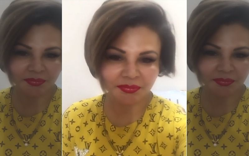 Rakhi Sawant Loves Her Fans Even If They Abuse Her; Her FAKE Louis Vuitton Top Catches Our Eye-VIDEO