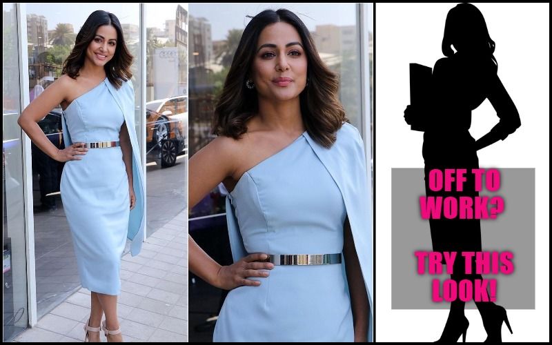 Corporate Look Of The Day: Hina Khan Shows You How To Keep It Stylish At Work- EXCLUSIVE