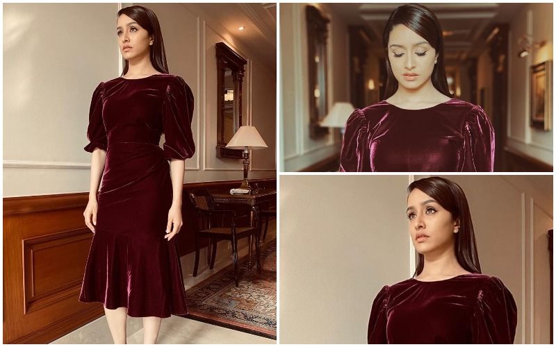 FASHION CULPRIT OF THE DAY: Shraddha Kapoor, Do DISCARD This Velvet Frock During Your Quarantine Wardrobe Clean-Up!
