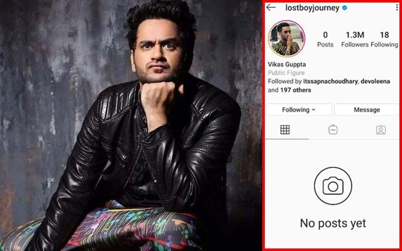Vikas Gupta Deletes All His Instagram Posts A Day After His Quarantine Birthday; We Wonder Why?