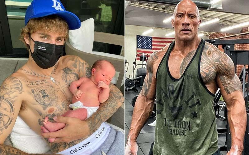 Justin Bieber Shares An Adorable Pic With Wife Hailey And New Born Niece; Dwayne Johnson Is Convinced Baby Biebers Will Arrive In 2021