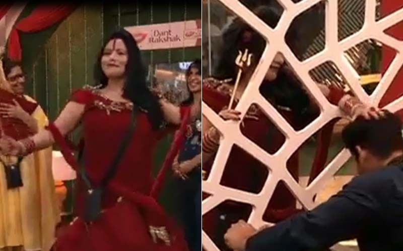 Bigg Boss 14: Radhe Maa Dances For Contestants; Sidharth Shukla Touches Her Feet In Respect And Seeks Her Blessings- VIDEO