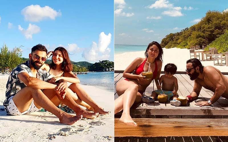 Bollywood's Couples Next Favourite Travel Destination Is Definitely Beaches; From Virat Kohli And Anushka Sharma To Kareena Kapoor Khan and Saif Ali Khan