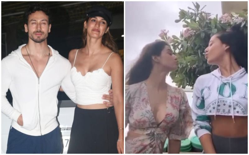 Disha Patani And Rumoured BF Tiger Shroff’s Sister Krishna Walk Hand-In-Hand As They Head Out Of A Restaurant After Celebrating The Actor’s Birthday
