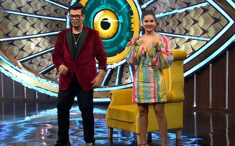 Bigg Boss OTT Sunday Ka Vaar: Sunny Leone Graces The Episode With Karan Johar; Actress Reaches The Sets-See Pics