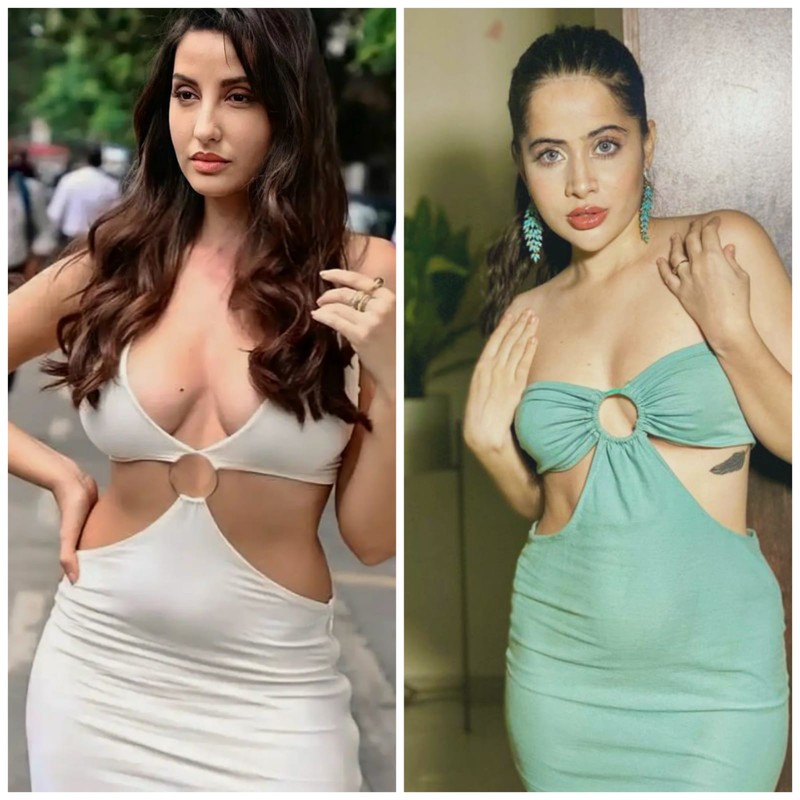 Fashion face-off! Nora Fatehi or Urfi Javed, who nailed the cut-out dress  better?