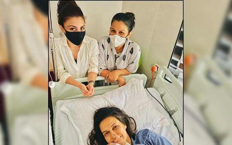 Soha Ali Khan Shares First PIC Of New Mommy Neha Dhupia From Hospital; Says ‘Well Done For Timing It Perfectly Between Birthdays’