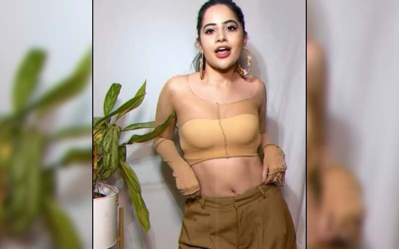 OMG! Urfi Javed Makes A Sexy Top From Her Stockings, Actress Gets Badly Trolled; A Netizen Says, ‘Isko Koi Kapde Daan Do’-WATCH