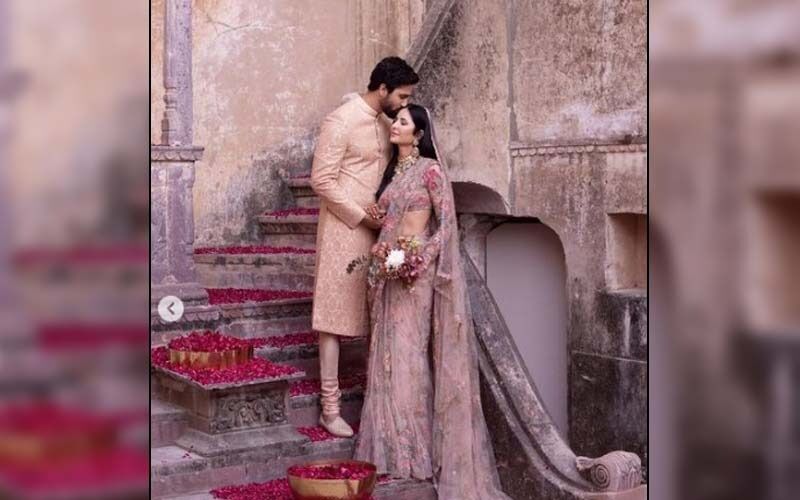 Katrina Kaif-Vicky Kaushal’s WEDDING PICS: Actor Kisses His Ladylove On Her Forehead, Newly Married Couple Looks Madly In Love