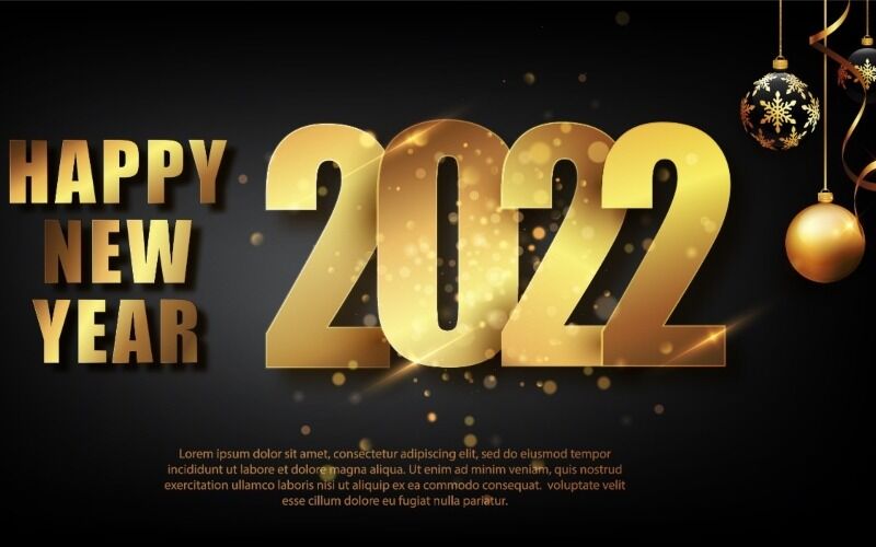 new year wishes wallpapers 2022