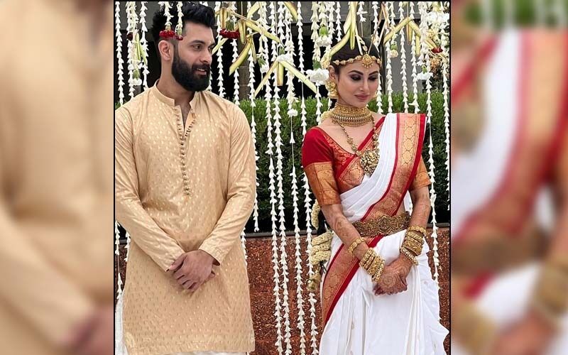 Mouni Roy-Suraj Nambiar Wedding: FIRST PHOTOS And Video Of Newlyweds Out, Couple Looks Like A Match Made In Heaven-WATCH