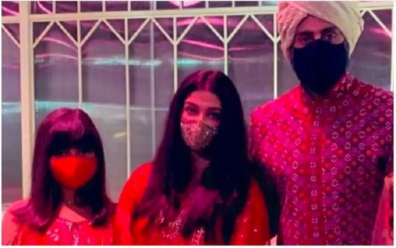 Aishwarya Rai, Abhishek Bachchan Make For A Stunning Couple, Aaradhya Looks Beyond Cute As They Attend Anmol Ambani's Star-Studded Wedding-See PICS