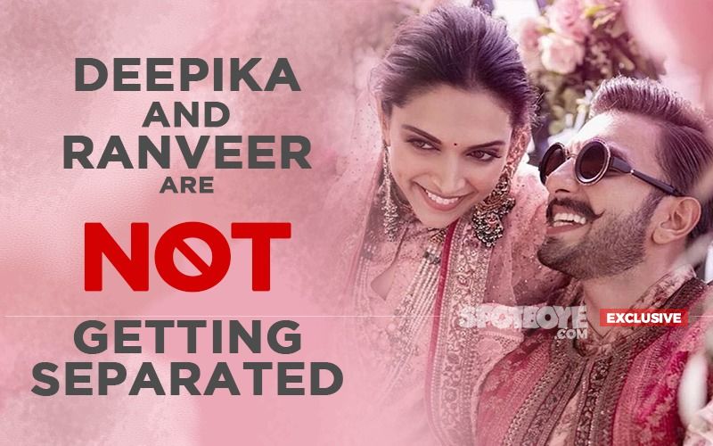 EXCLUSIVE! Ranveer Singh-Deepika Padukone Are NOT Getting Separated; Rumours Of Trouble In Their Marriage Are False, Baseless- Read DEETS Inside!