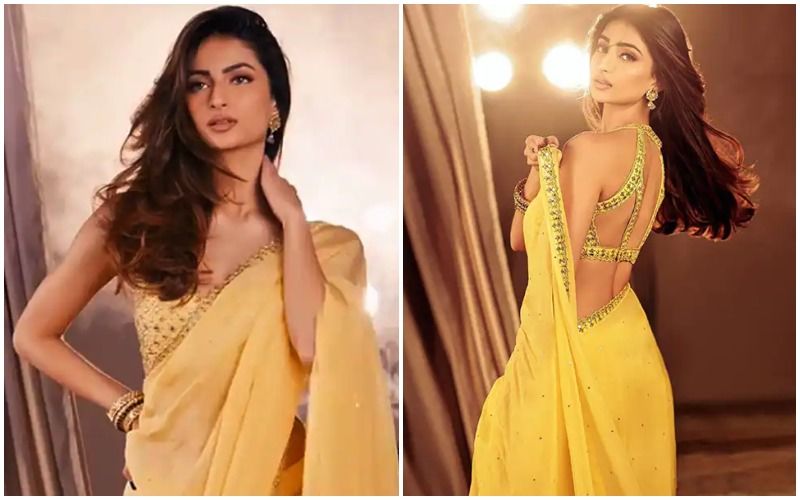 Palak Tiwari Gets TROLLED As She Sizzles In A Yellow Saree And Sultry Figure Hugging Blouse; Netizens Compare Her To Mom Shweta; Call Her ‘Farzi Tiwari’