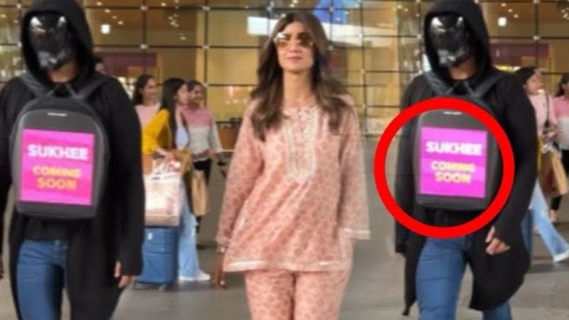 Shilpa Shetty's Husband Raj Kundra TURNS Into A Walking Digital Banner To Promote Wifey's Film Sukhee