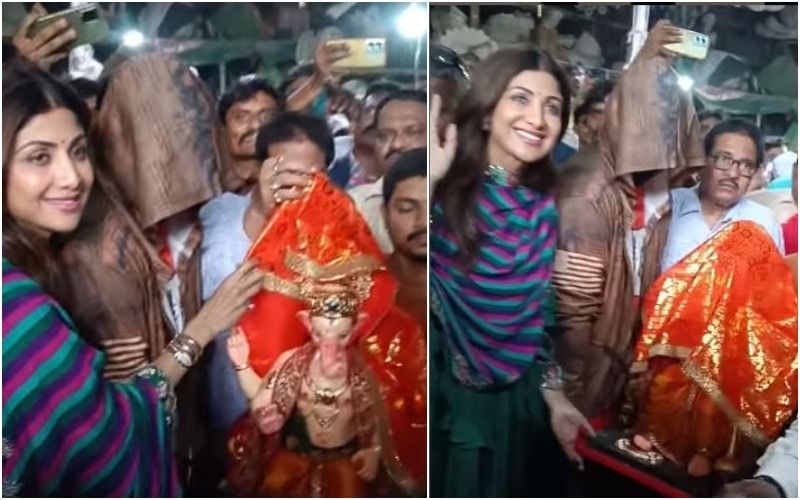 Ganesh Chaturthi 2023: Shilpa Shetty And Husband Raj Kundra Welcome Bappa Home With Love – WATCH