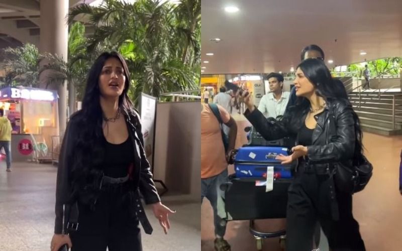 Shruti Haasan Gets PISSED At A Stalker Who Follows Her On Reaching Mumbai Airport; Actress Confronts And Says 'I Don't Know Who You Are' - WATCH VIDEO