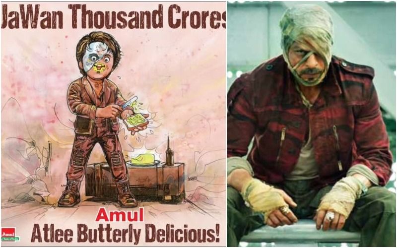 Shah Rukh Khan's Jawan Gets 'Atlee Butterly Delicious' Shoutout From Amul India As It Crosses Rs 1000 Crore Box Office Mark