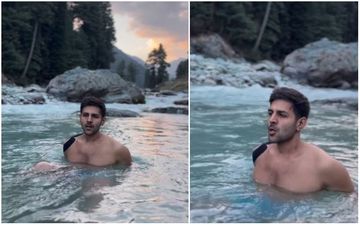 Kartik Aaryan’s Shirtless Video Of Having Ice Bath In River Of Kashmir Raise The Temperature – WATCH VIDEO 