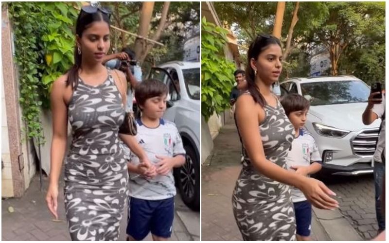 Shah Rukh Khan And Gauri Khan’s Kids Suhana Khan, AbRam Enjoy Sibling Time Together, Gets Papped As They Step Outside – WATCH