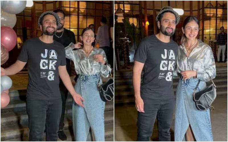 Rakul Preet Singh Enjoys Her Birthday With Beau Jackky Bhagnani As They Head Out For A Romantic Dinner Date - WATCH