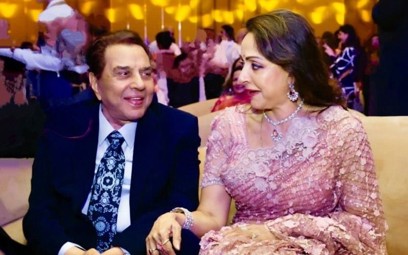 Dharmendra Attends Hema Malini’s 75th Birthday Bash; Actress Shares A Photo With Husband, Says, 'Indeed A Platinum Day In My Life' - Take A Look