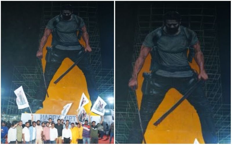 Salaar: Part 1-Ceasefire: Fans Create Prabhas's Biggest Cutout Poster On His Birthday- Check It Out, PHOTO INSIDE