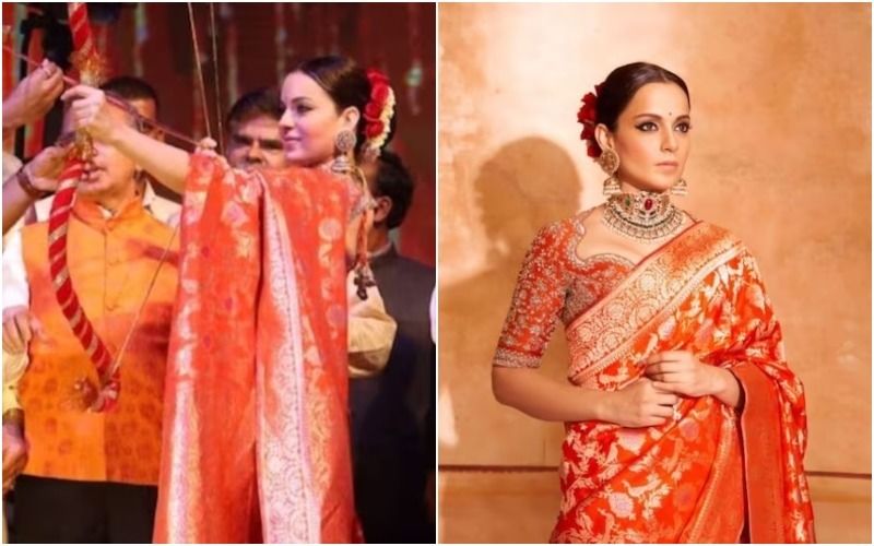 Kangana Ranaut Becomes The First Woman To Perform 'Ravan Dahan' At Delhi's Red Fort On Dusshera 2023 - WATCH