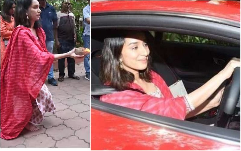Shraddha Kapoor Visits Juhu's Iskcon Temple To Perform Puja For Her Newly Bought Lamborghini Huracan Tecnica – WATCH VIDEO