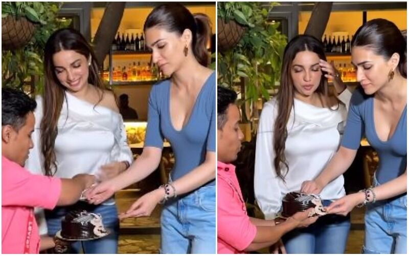 Kriti Sanon Is Winning Hearts With Her Lovely Gesture! Actress Cuts A Cake Bought By Her Fan - WATCH VIDEO