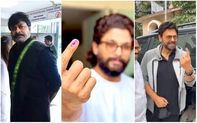 Allu Arjun, Chiranjeevi, Venkatesh Daggubati And Other Tollywood Celebs Cast Their Vote For 2023 Telangana Assembly Elections