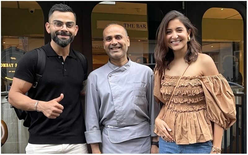 Virat Kohli-Anushka Sharma Are All Smile As They Get Clicked Outside Their Favourite Restaurant In London - SEE PIC