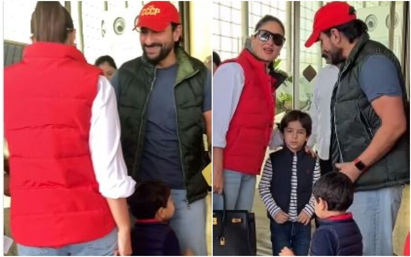 LOL! Saif Ali Khan Confuses Mumbai Airport Staff With Wifey Kareena Kapoor In THIS Viral VIDEO! - WATCH