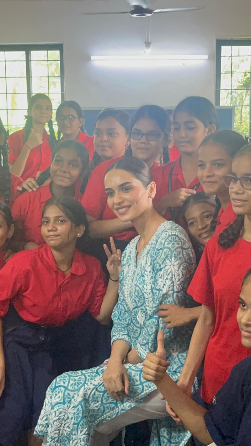 miss world manushi chhillar continues her initiative to spread menstrual health and hygiene awareness miss world manushi chhillar continues her initiative to spread menstrual health and hygiene awareness