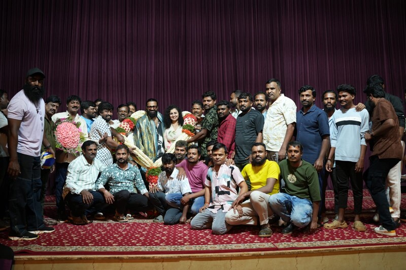 rishab shetty celebrated his birthday with wife and kantara s team