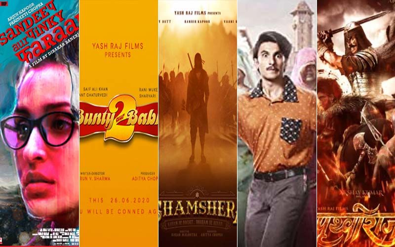 Sandeep Aur Pinky Faraar, Bunty Aur Babli 2, Shamshera, Jayeshbhai Jordaar, Prithviraj Release Dates Announced; YRF To Bring Audiences Back To Theatres In 2021
