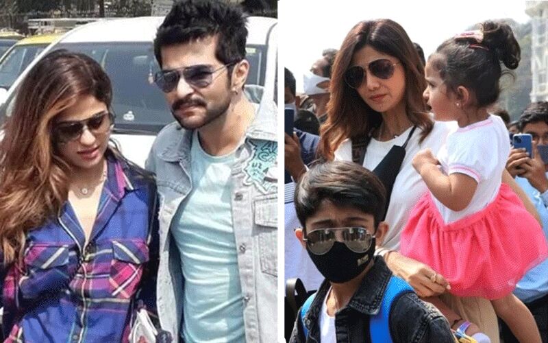 Amid Court Summons, Shilpa Shetty, Shamita Shetty And Their Mom Sunanda Shetty Jet Off To Alibaug For A Vacation; Raqesh Bapat Too Joins The Family -WATCH